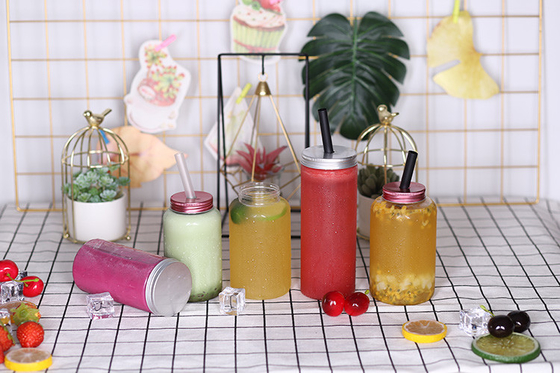 Modern Square Round Plastic Beverage Container with Cover