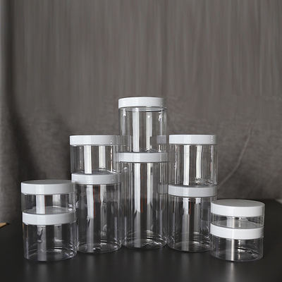 Customized Plastic Beauty Jar / Cosmetic Plastic Holders In Various Capacities 10-150ml