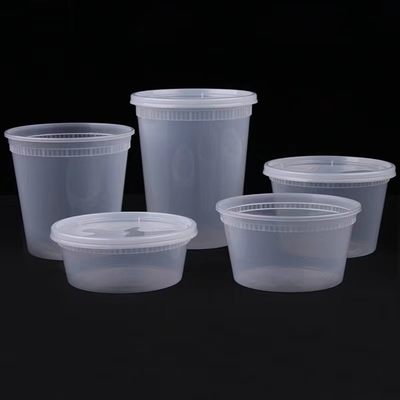 Customizable Smooth Plastic Cosmetic Jar Transparent