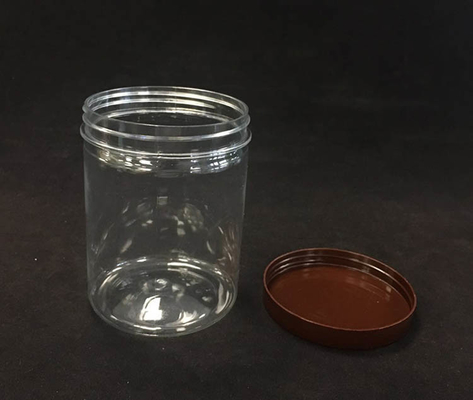 Customized Plastic Jars With Plastic / Aluminum Lids For Food Powder