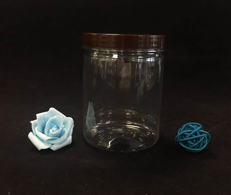Customized Plastic Jars With Plastic / Aluminum Lids For Food Powder