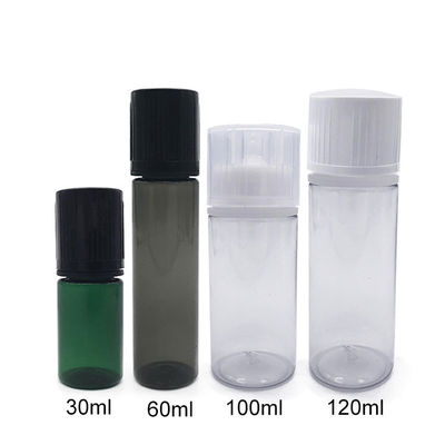 Printing 5000pcs Transparent Black Customize Plastic Dropper Bottles Ideal for Essential Oils Serums and Liquid Packaging Solutions