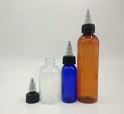 Custom Printed Plastic Dropper Bottle With Screw Cap For Liquid