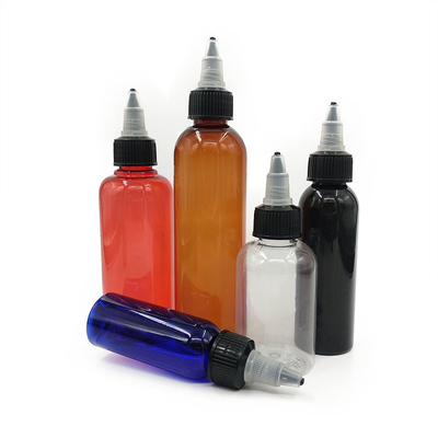 Custom Printed Plastic Dropper Bottle With Screw Cap For Liquid