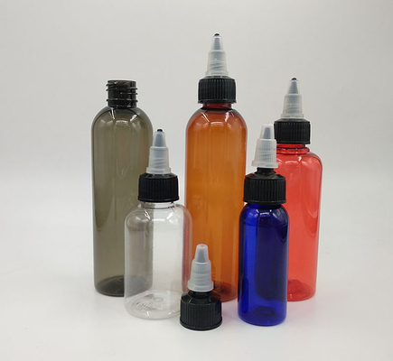 Custom Printed Plastic Dropper Bottle With Screw Cap For Liquid