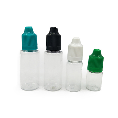 Customized Plastic Dropper Bottles With Smooth Screw Caps For Liquid Packaging