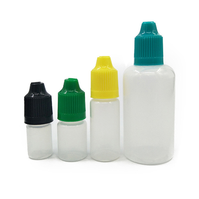 Crystal Clear Glass Dropper Bottle With Black Color And Customized Printing