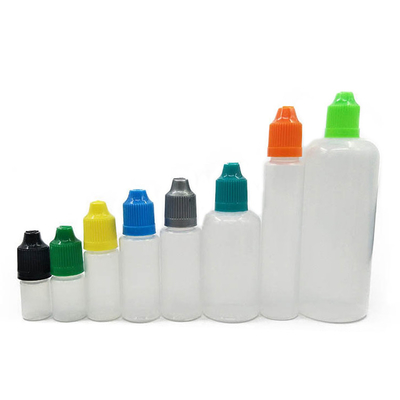 Transparent Black Dropper Bottle with Screw Cap for Private Label