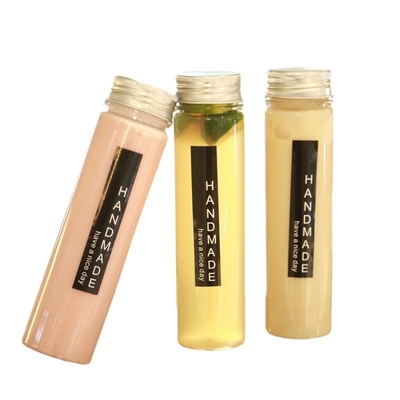 Leak Proof Clear Plastic Water Bottles With Screw On Lid And Handle