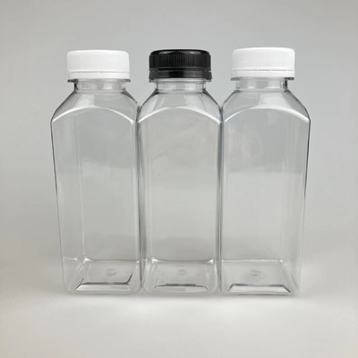 Customizable Milk Tea Bottles PET Materials Safe Durable Perfect For Juice Bars Parties