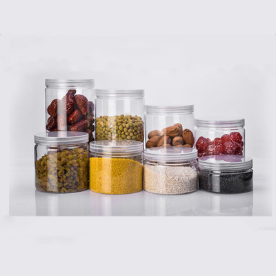 Convenient Plastic Jar With Smooth Surface For Dry Fruits Storage
