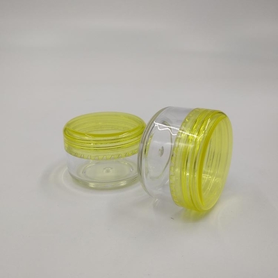 Customized Logo Plastic Beauty Jar Sealed With Aluminum Foil Gasket