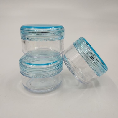 Customized Logo Plastic Beauty Jar Sealed With Aluminum Foil Gasket