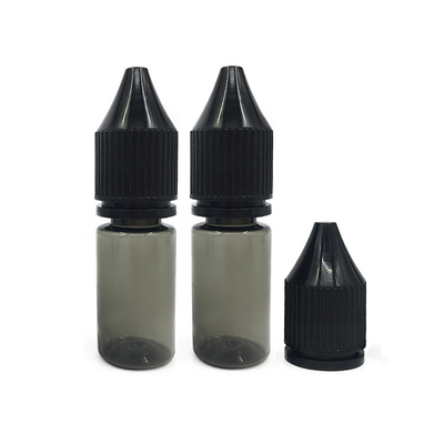 Customized Logo Printed Transparent PET Plastic Bottles For E Liquid