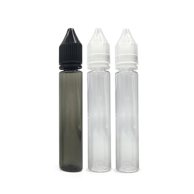 Eco Friendly Round PET  E Liquid Bottles With Childproof Caps