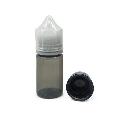 Eco Friendly Round PET  E Liquid Bottles With Childproof Caps