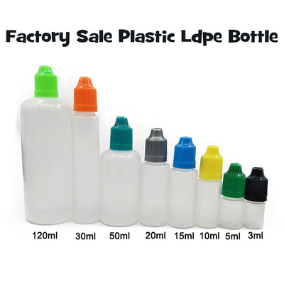 Transparent E-Liquid Bottle With Customized Logo And E-Liquid Packaging
