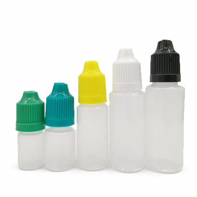 Childproof Neck Type E Liquid Bottle With Customized Logo And Leak Proof Design In 10ml 15ml 30ml 60ml 80ml 100ml Capacity