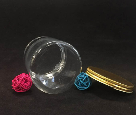 Customized Cosmetic Plastic Jars with Pressure Sensitive or Aluminum Foil Gasket