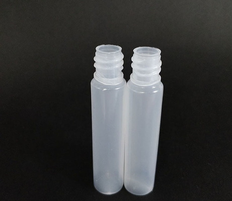 Transparent Custom Logoed PET Round Plastic E Liquid Bottle
