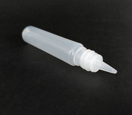 Transparent Custom Logoed PET Round Plastic E Liquid Bottle