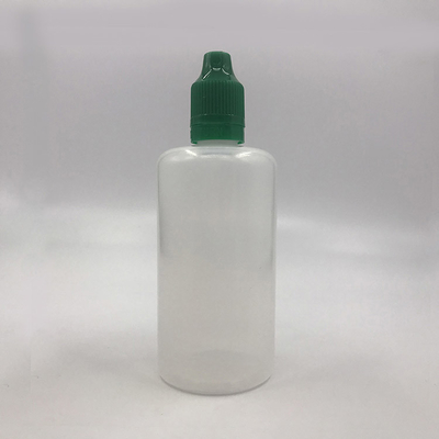 Customized Screen Printed Round PET E Liquid Bottles Spill Proof With Childproof Caps