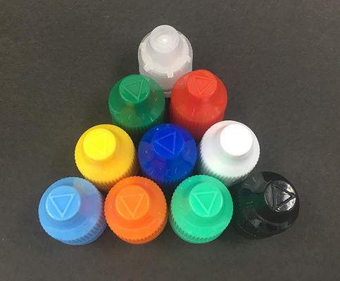 100ml Round PET E Liquid Bottle With Screw Cap Customized Logo Printed