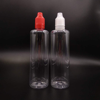 Round Type Childproof Transparent  E Liquid Bottle For E Liquid