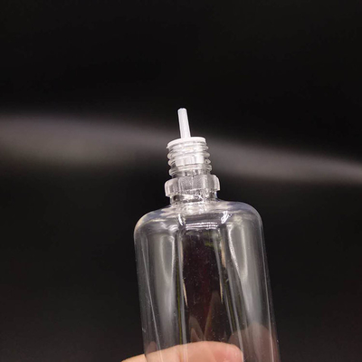 Round Type Childproof Transparent  E Liquid Bottle For E Liquid