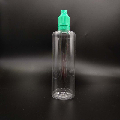 Round Type Childproof Transparent  E Liquid Bottle For E Liquid