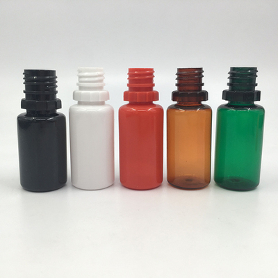 10-100ml PET E Liquid Container With Childproof Cap For Storage And Printing