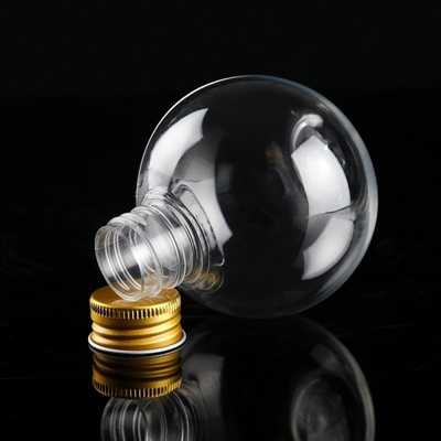 Crystal Clear Plastic Bottles With Modern Square Round Design
