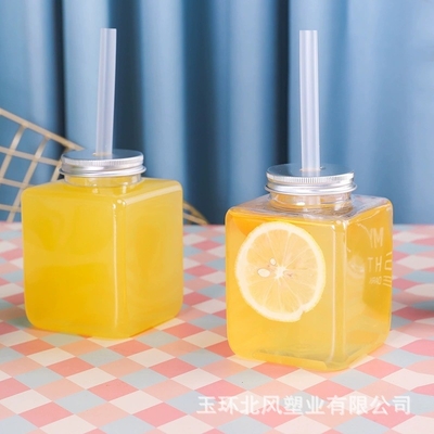 Leak Proof Bubble Tea Jugs Clear And Medium Size For Convenience