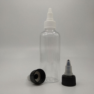Customized Label Panel Plastic Screw Top Containers 15ml 30ml 50ml 70ml 80ml 100ml For Cosmetic Packaging