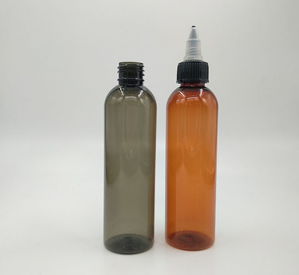 Threaded Lids Plastic Screw Top Bottles Clear Resistant To Chemicals For Safe Storage