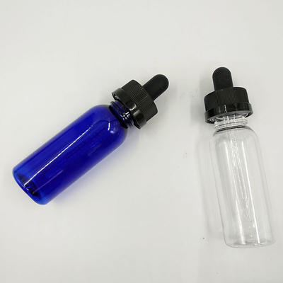 10ml Cap Type Dropper Dispenser Bottles Transparent Black Customize