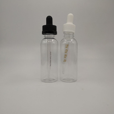10ml-120ml Capacity Dropper Storage Vessels Printing Glass Dropper Bottles