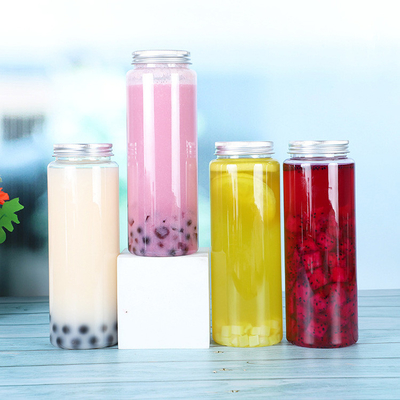 Modern Transparent Plastic Water Bottle Square Round With Handle