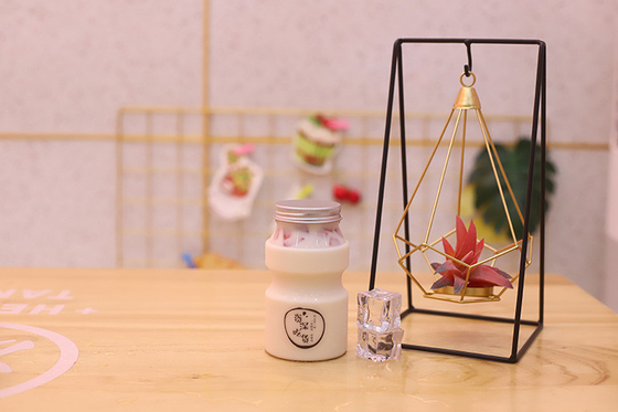 Medium Milk Tea Bottles With Screw On Lid Customizable And Medium Size