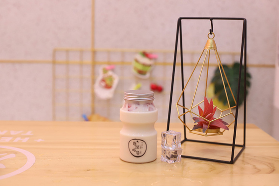 Medium Milk Tea Bottles With Screw On Lid Customizable And Medium Size