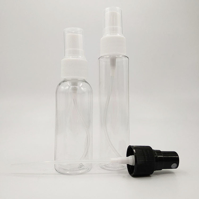 Transparent PET Plastic Spray Bottle For Smooth Surfaces Capacity 10ml 15ml 30ml 50ml 60m 70ml 100ml 200ml 500ml