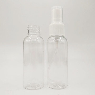 Transparent PET Plastic Spray Bottle For Smooth Surfaces Capacity 10ml 15ml 30ml 50ml 60m 70ml 100ml 200ml 500ml