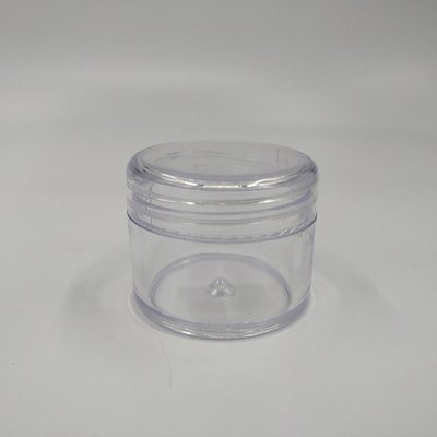 Customized Logo Plastic Cosmetic Container for Smooth Surface Label Printing Solutions