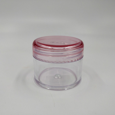 Customized Logo Plastic Cosmetic Container for Smooth Surface Label Printing Solutions