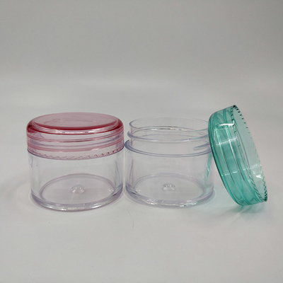 Customized Logo Plastic Cosmetic Container for Smooth Surface Label Printing Solutions