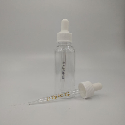 Glass Plastic Dropper Bottles Capacity 10ml 15ml 20ml 30ml 40ml 50ml 60ml 70ml 100ml 120ml Printing 5000pcs