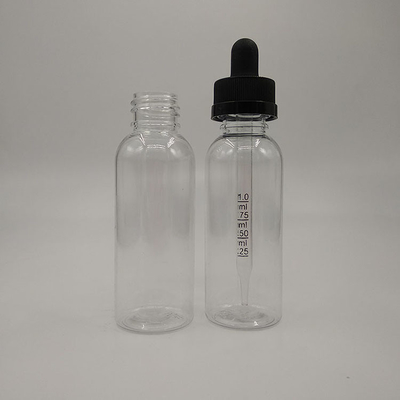 Transparent Black Personalization Dropper Dispenser Bottles with Cap Type Dropper