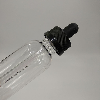 Transparent Black Personalization Dropper Dispenser Bottles with Cap Type Dropper