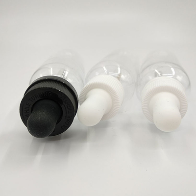 Transparent Black Personalization Dropper Dispenser Bottles with Cap Type Dropper