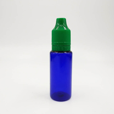 Customizable Logo Printed PET E Liquid Bottle / Liquid Dropper Bottle With Screw Cap